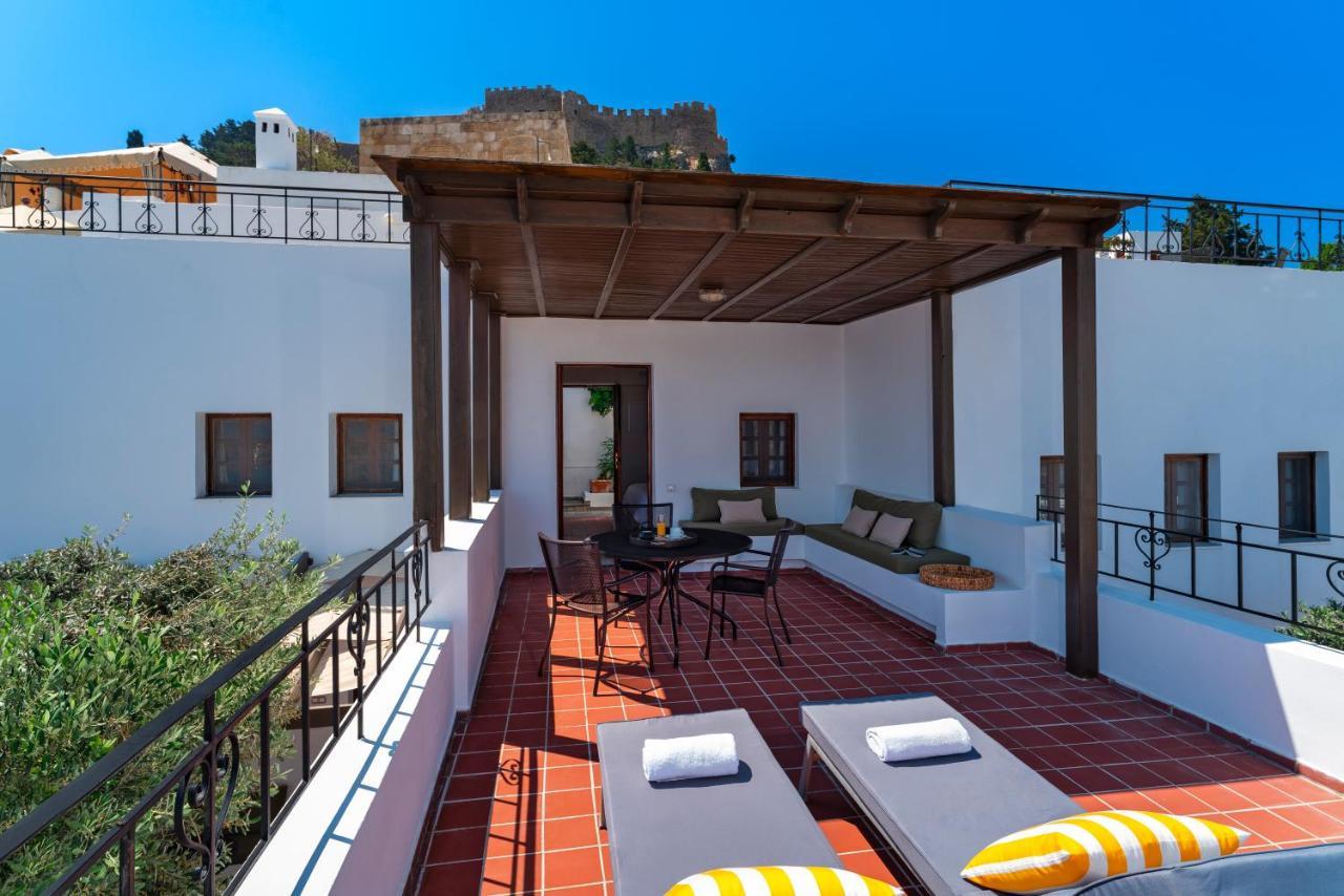 Maris Lindos Suites & Apartments Exteriör bild